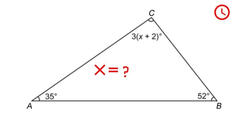 Where are all my math nerds and experts at? Help me out! Triangle ABC has angle measures-example-1