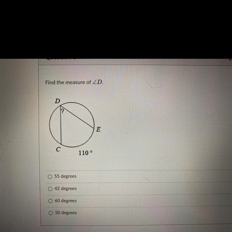 I NEED HELP PLEASE Find the measure of ZD.-example-1