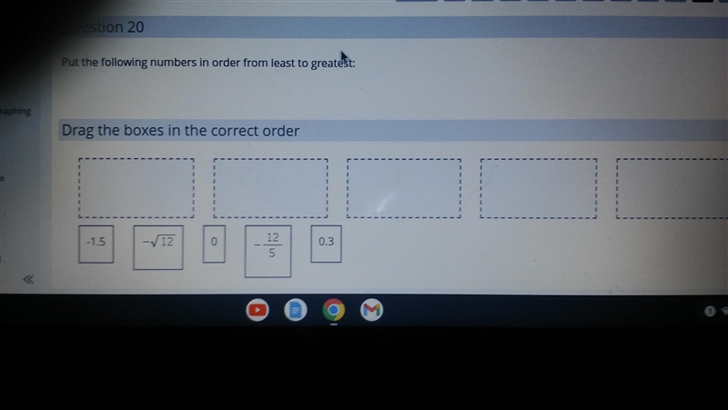 Does anybody know this?Put the following numbers in order from least to greatest.-example-1