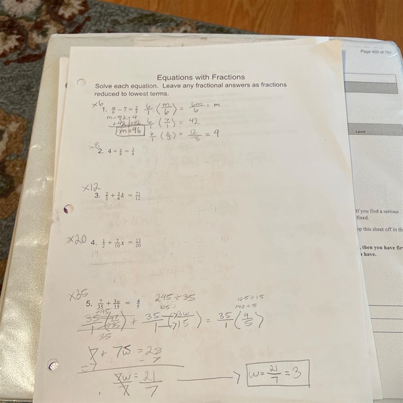 Need help with Equations with Fractions - URGENT!!!!-example-1