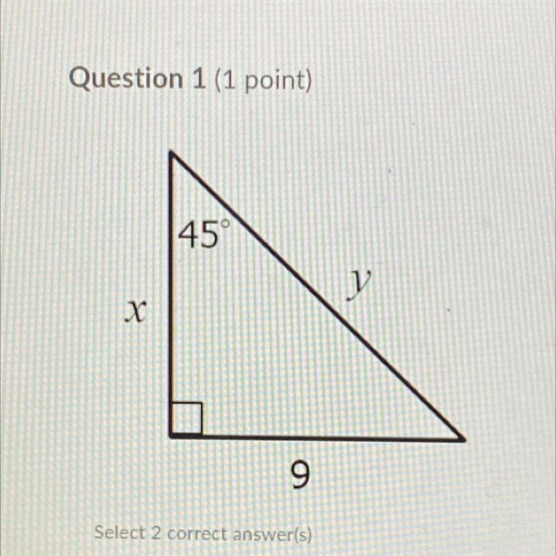 Solve for x and y. 2 answers-example-1