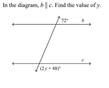 do i set them equal to each other since they are opposite from one another? or do-example-1