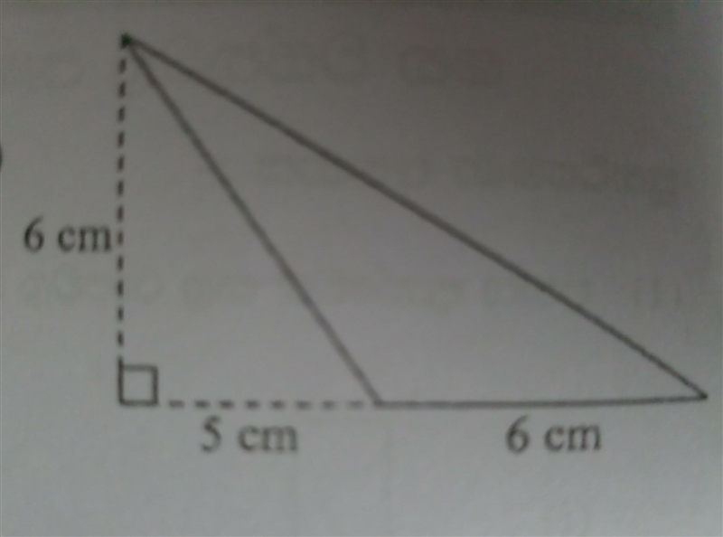 Fine area in triangle.​-example-1