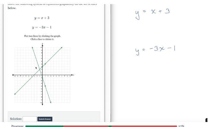 I am soooo confuseddd what the heckkk Ok so Im doing something called 'Graphing Systems-example-1