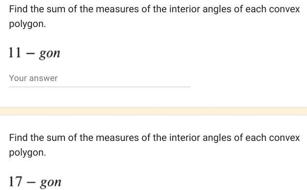 Find the sum of the measures of the interior angles of each convex polygon.-example-1