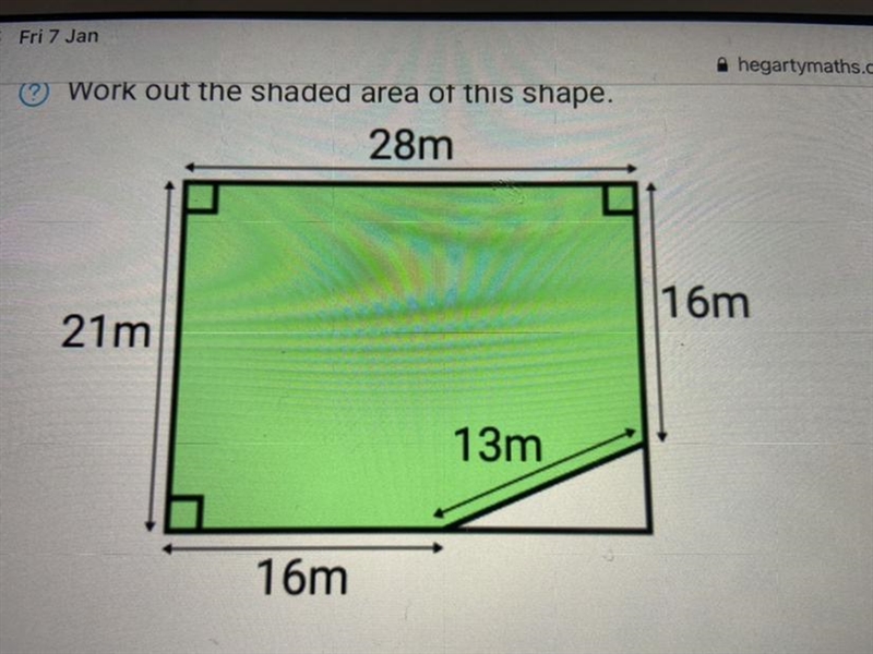 Help me find the area of this shape please-example-1