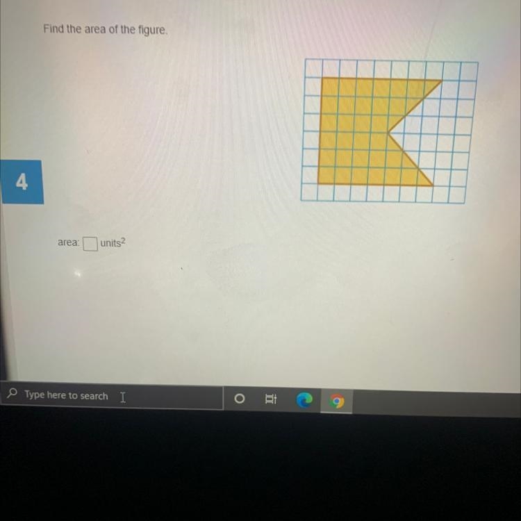 Find the area of the figure. area units2-example-1