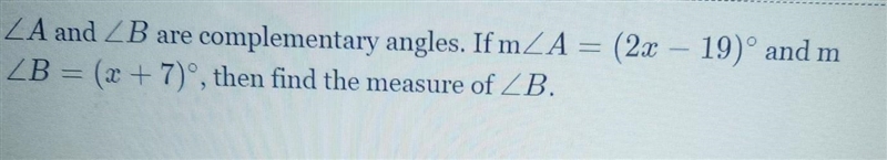 Find the measure of angle B.​-example-1