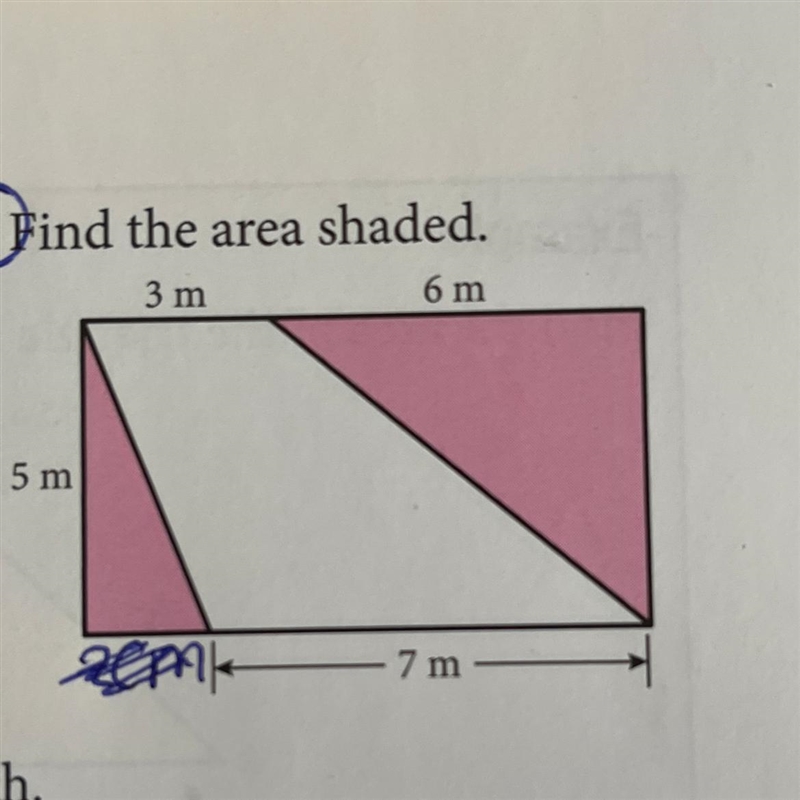 Find the area shaded PLEASE HELPPPPP-example-1