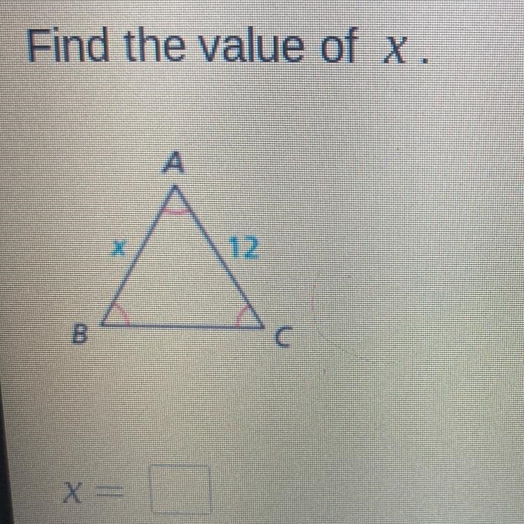 Find the value of x Hurry please-example-1