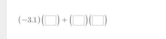 What is the expression after applying the distributive property? −3.1(−9+(−7))-example-1