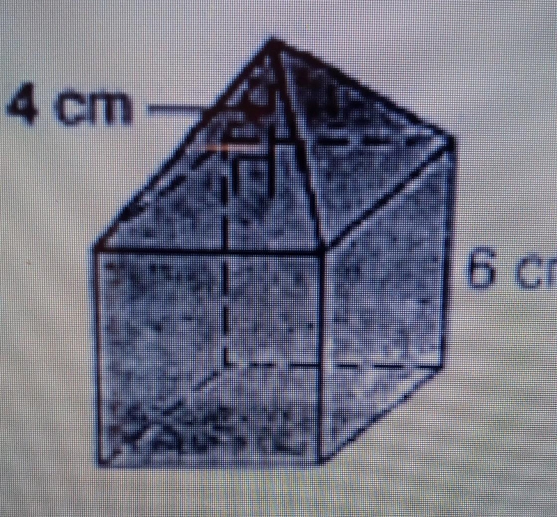 the picture is a model of a barn that is being built the bottom is a perfect cube-example-1