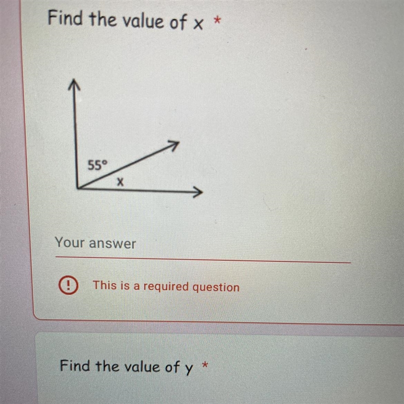 Find the value of x * 55° X-example-1