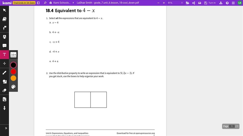 HELP ME AND ANSWER BOTH PARTS PLEASE!-example-1