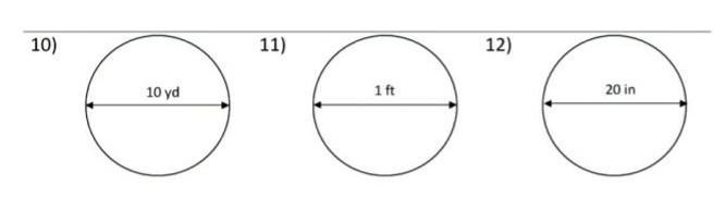 Pls help!! and thank you find the area of the circles ​-example-1