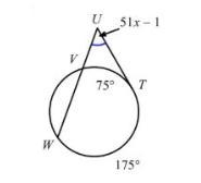 Solve for x and find the m∠TUV Show your equation and work.-example-1