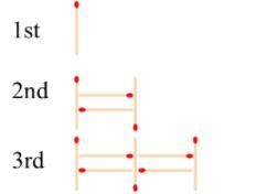 How many match sticks will there be in the 8th picture?-example-1