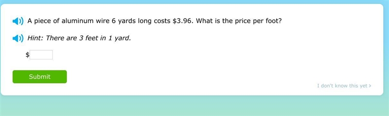 Hint: There are 3 feet in 1 yard.....Math 100pts-example-1