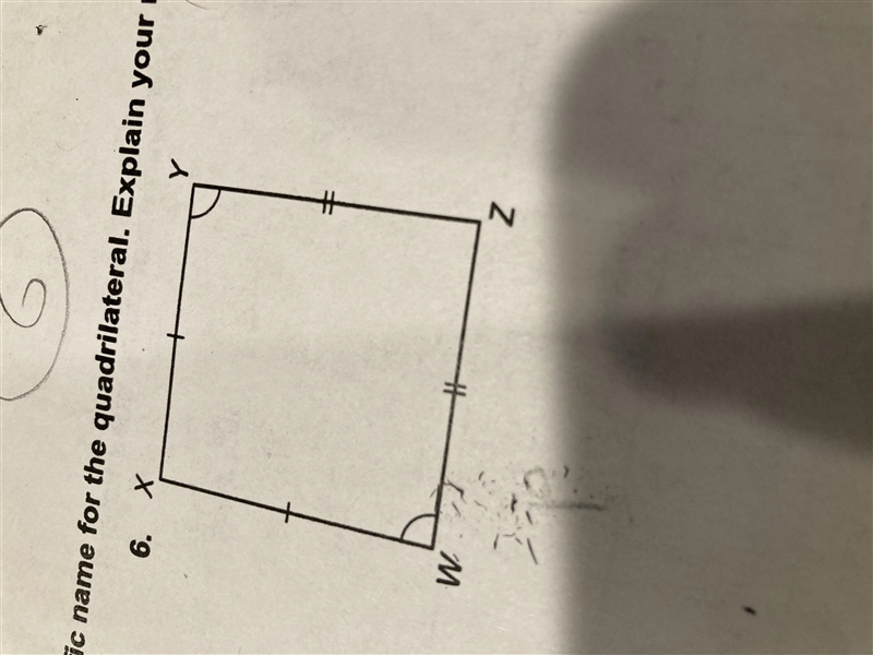 Give the most specific name for the quadrilateral based off of the picture. Please-example-1