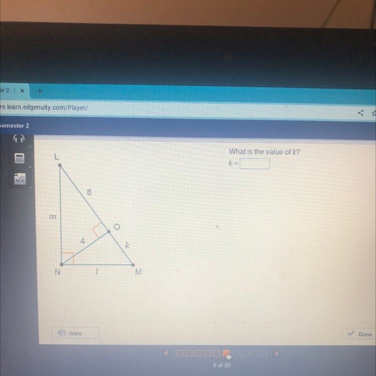 What is the value of k? ____ units-example-1