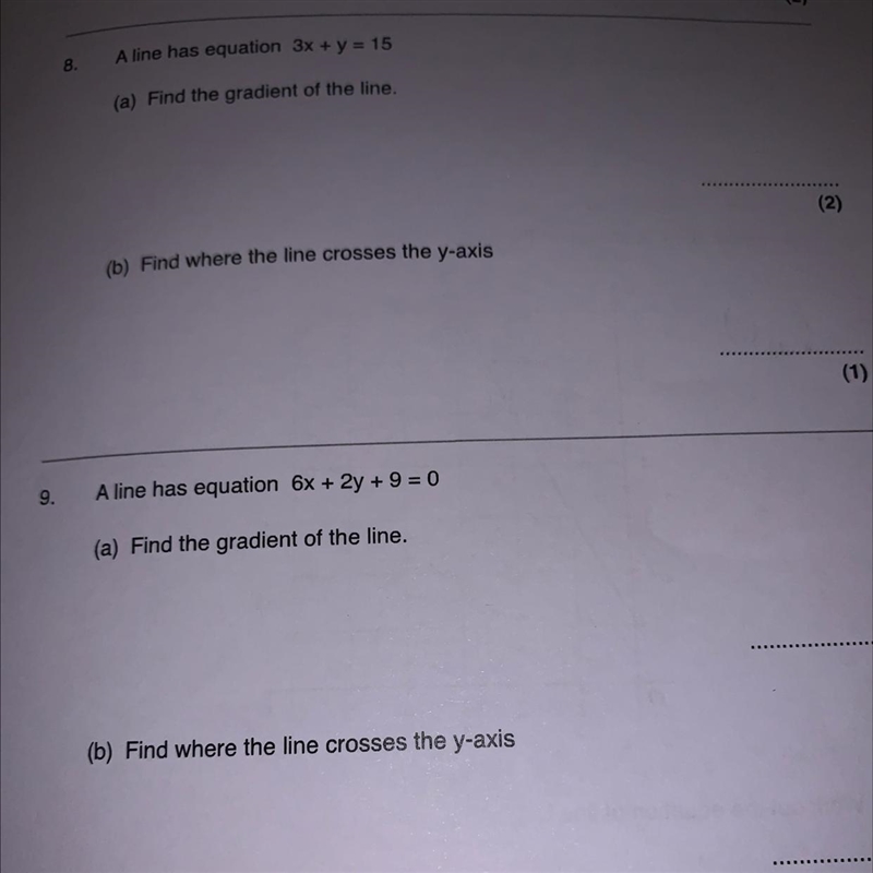 ￼Pls help with middle school math (2 questions in photo)-example-1