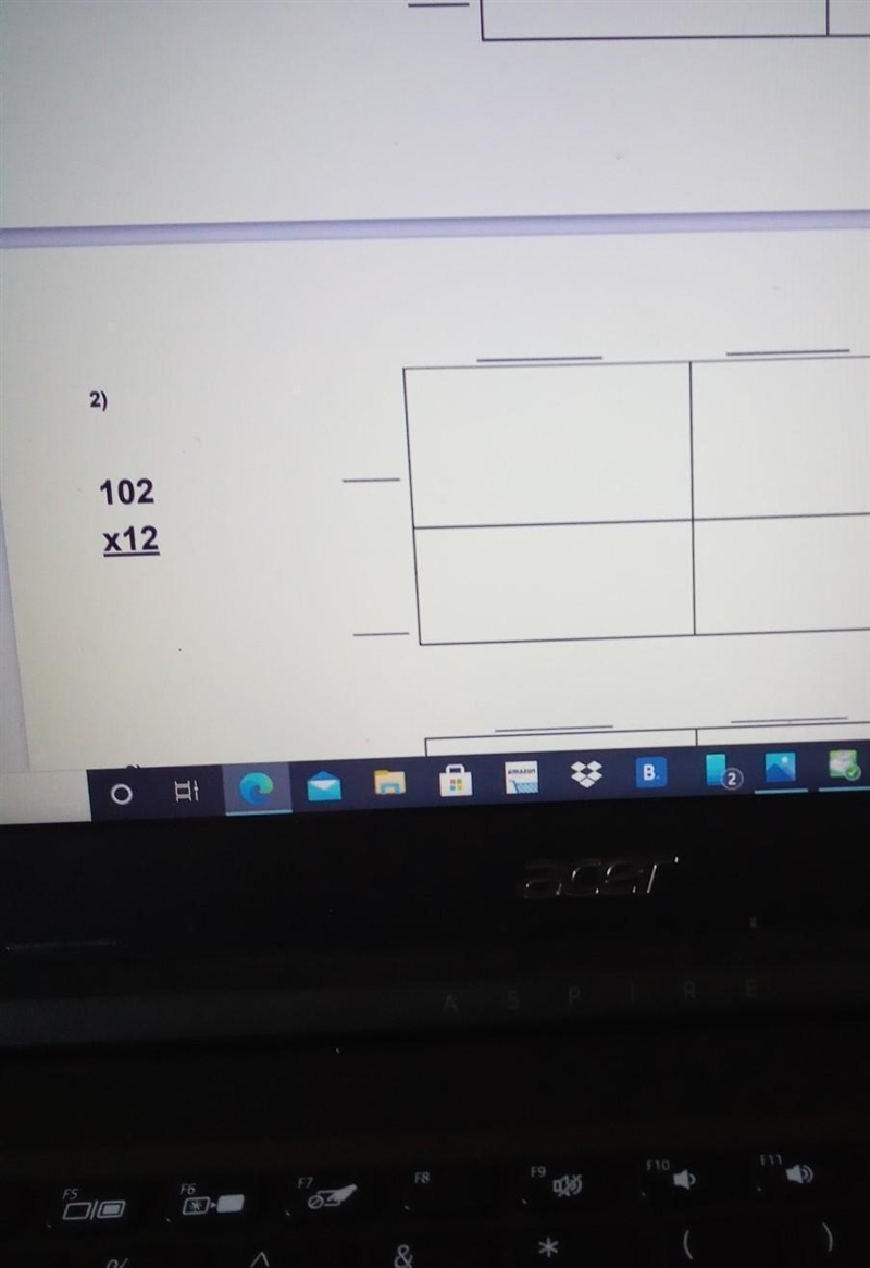 Hello so this is a area model with two multiplication-example-1