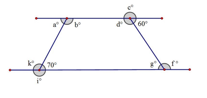 What is the sum of k° + i°? 180° 360° 110° 290°-example-1