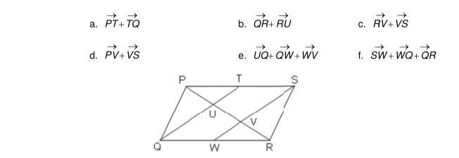 Pls help! Express each sum as a single vector Pls solve all-example-1