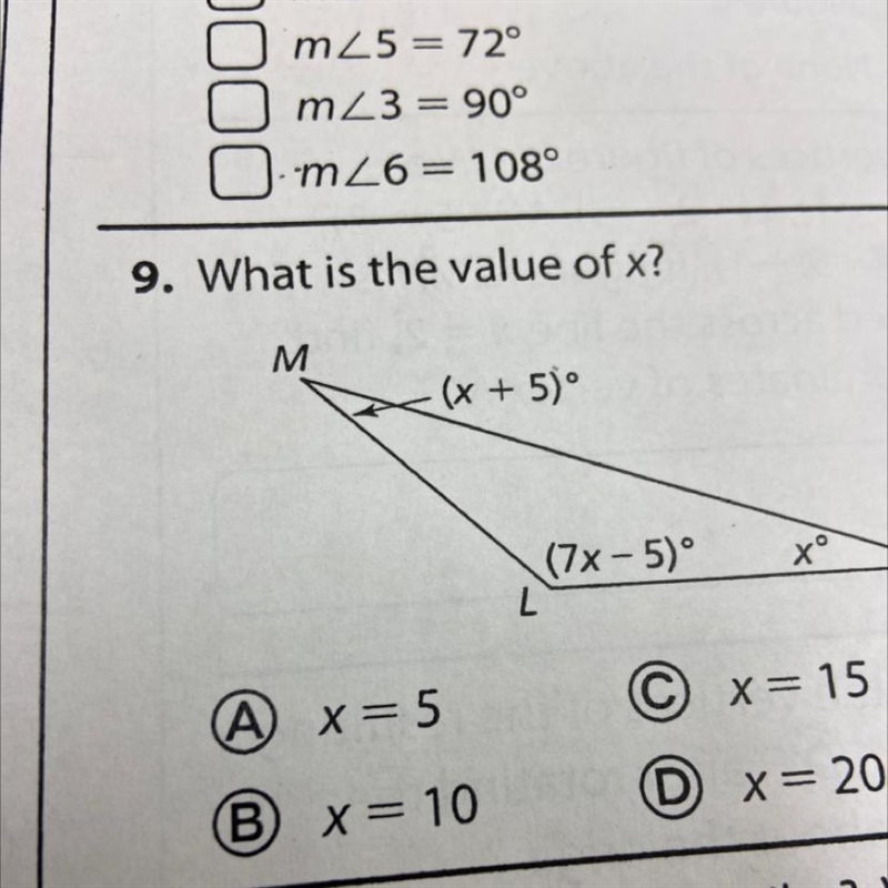 What is the value of x-example-1