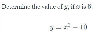 HELLO HELP PLEASE y = x^2 - 10 heres a picture if it helps you understand it more-example-1