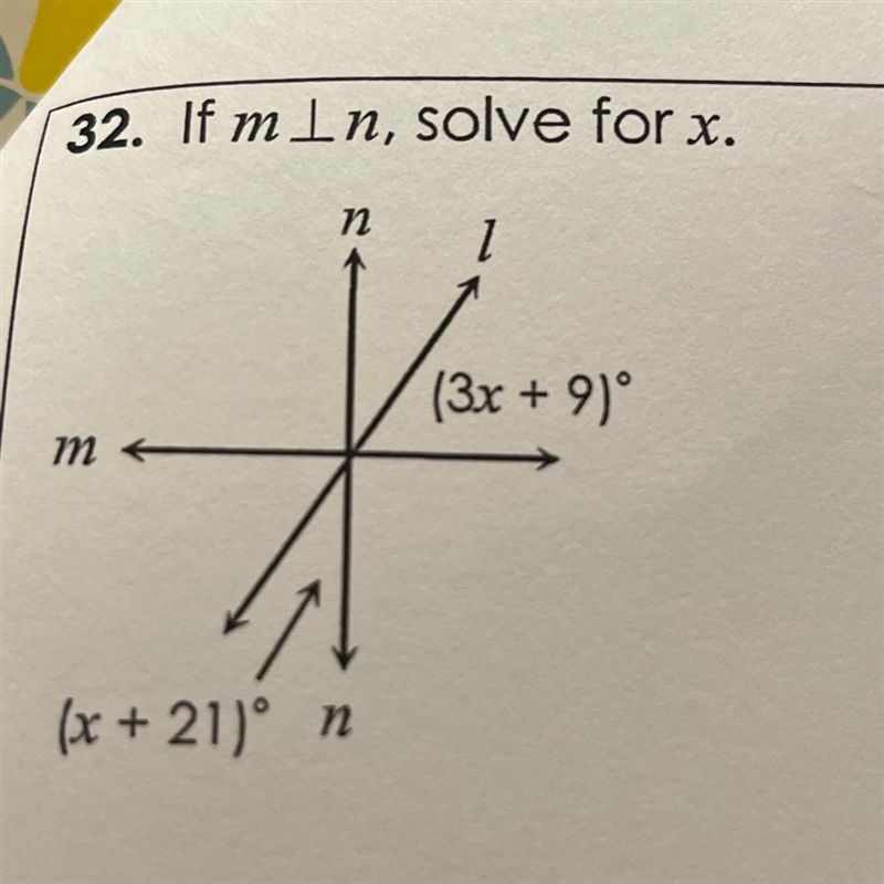 If mln, solve for x. (3x+9)(x+21)-example-1