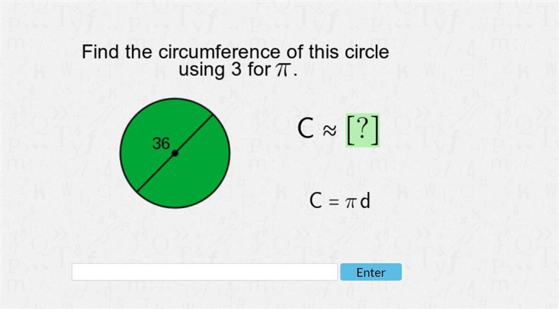 Find the circumference of this circle-example-1