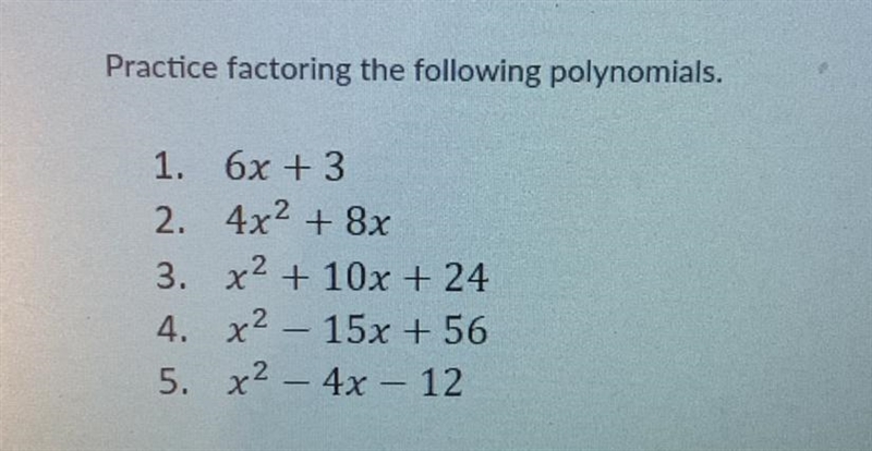 Can someone please help me factor these polynomials?-example-1