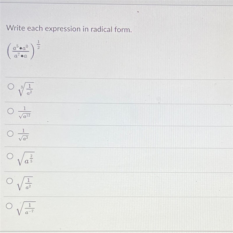 Write each expression in radical form.-example-1