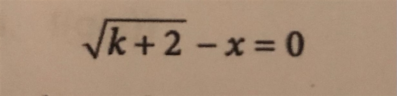 In the equation above. K is a constant. If x=9, what value is k? A) 1 B) 7 C) 16 D-example-1