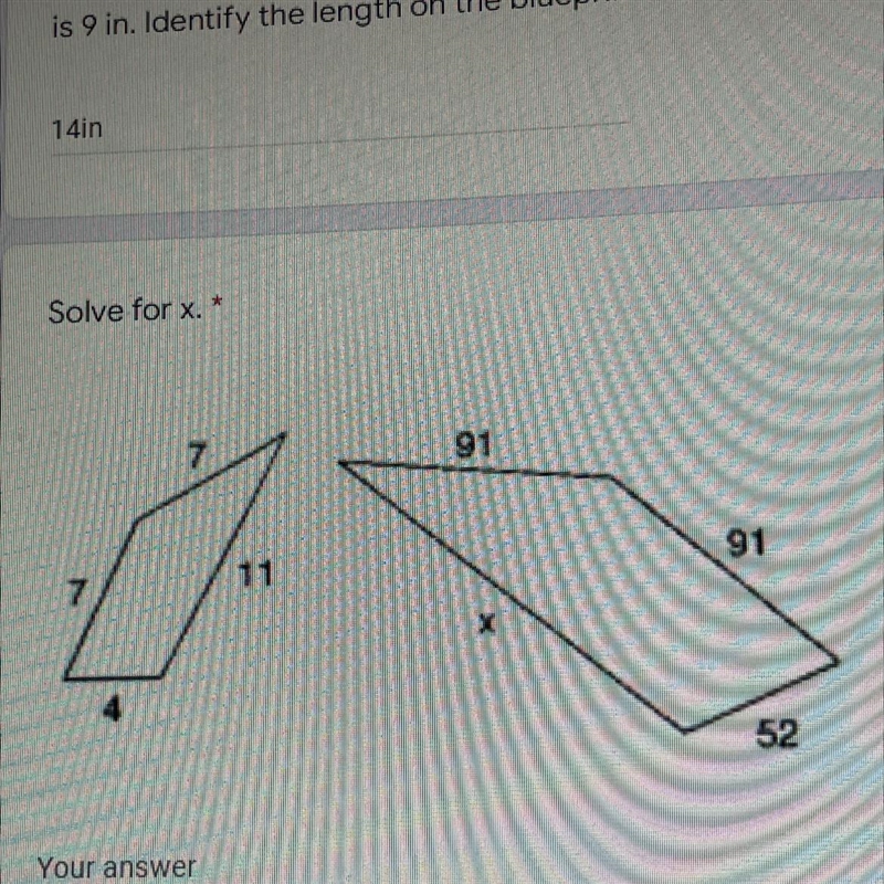 Solve for X. I am stuck on this question-example-1