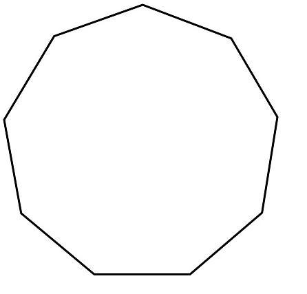 Given the regular nonagon (9-sided polygon) pictured below, which statements are true-example-1