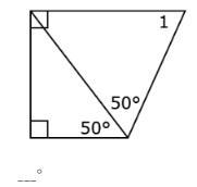 Determine the measure of <1 in the figure. PLEASE HURRY!!!!-example-1