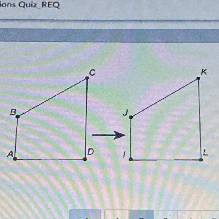 What kind of transformation is illustrated in this figure? dilation translation reflection-example-1