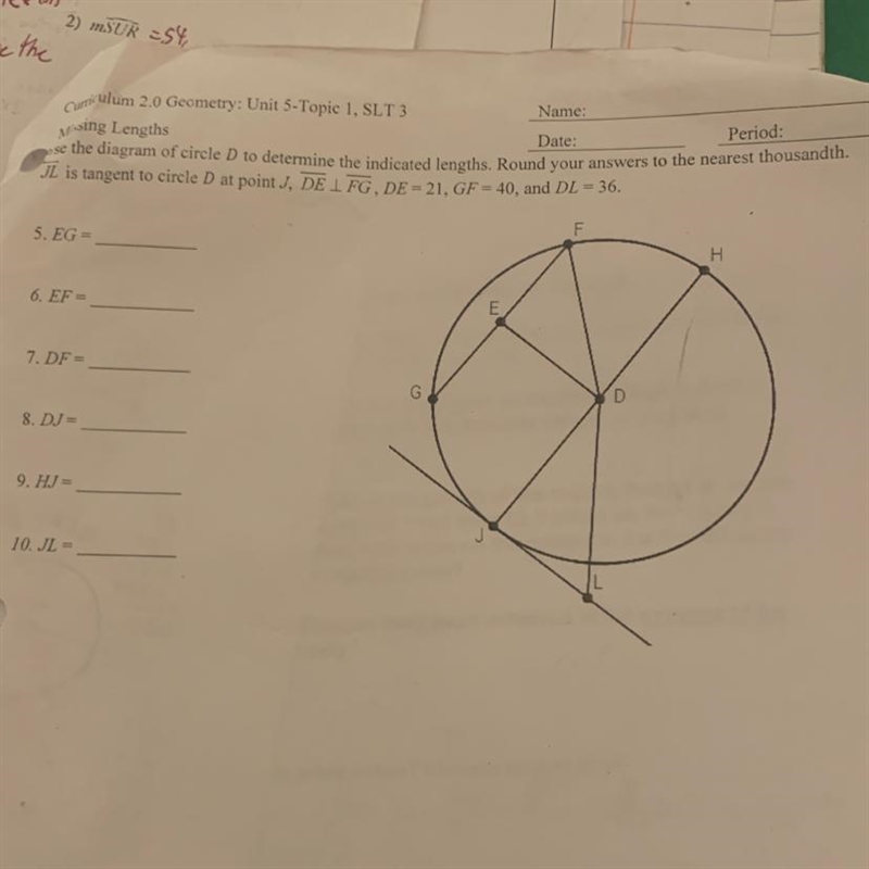 Helppp, determine the indicated lengths-example-1