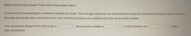 Option for the first box are: not valid and not valid Options for the second box: biased-example-1