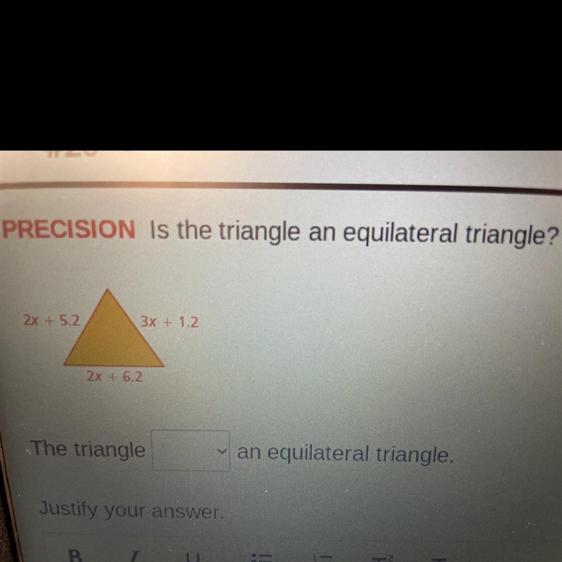 Is this an equilateral triangle???-example-1