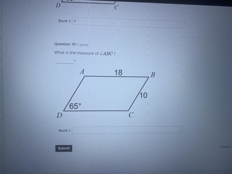 What is the measure of-example-1