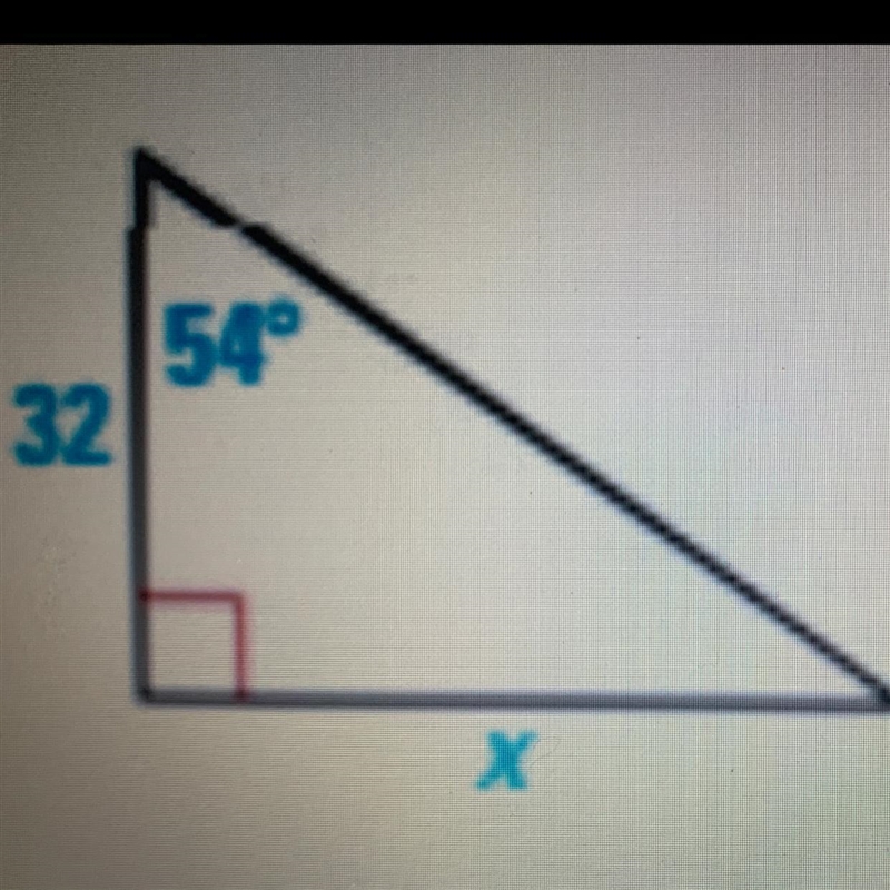 Find the value of x to the nearest tenth.-example-1