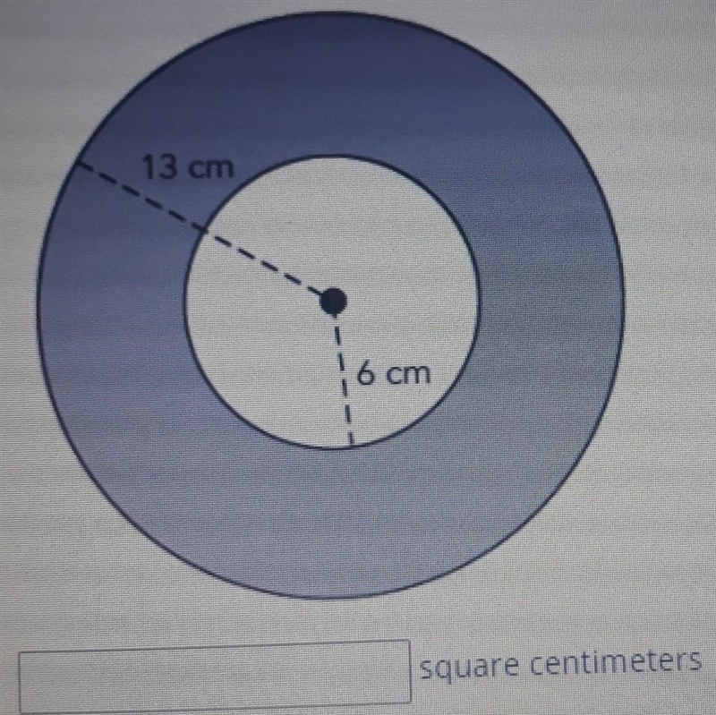 PLEASE HELP I GOT LIKE 15 MINUTES LEFT One small circle is completely inside a larger-example-1