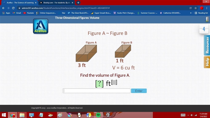 Find the volume of figure a, Helllp!-example-1