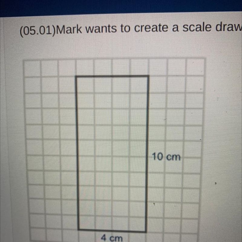 What are the dimensions of the poster at 1/2 it’s current size a- 2cm by 10 b- 2cm-example-1