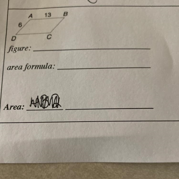 Please Help me find the figure , area formula and the area-example-1