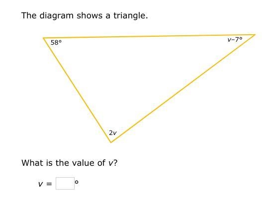 What is the value of v?-example-1