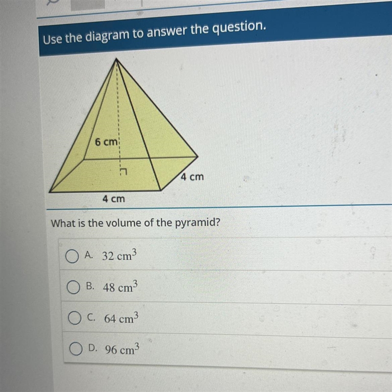 What is the volume of the pyramid-example-1